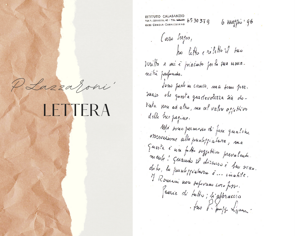 lettera Lazzaroni